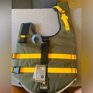 NWT US ARMY Dog Life Vest